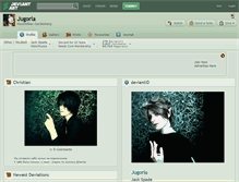 Tablet Screenshot of jugoria.deviantart.com