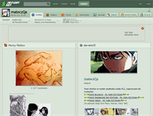 Tablet Screenshot of mateczqa.deviantart.com