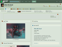 Tablet Screenshot of kite-mccloud.deviantart.com