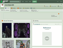 Tablet Screenshot of crownlesswish.deviantart.com