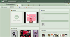 Desktop Screenshot of invisibleladies.deviantart.com