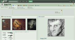 Desktop Screenshot of dragon7350.deviantart.com