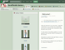 Tablet Screenshot of kawaiipandah-games.deviantart.com