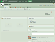 Tablet Screenshot of bobsporren.deviantart.com