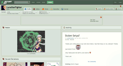 Desktop Screenshot of lunastarfighter.deviantart.com