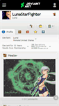 Mobile Screenshot of lunastarfighter.deviantart.com