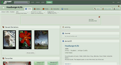 Desktop Screenshot of headbanger4life.deviantart.com