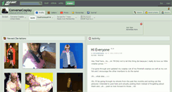 Desktop Screenshot of conversecosplay.deviantart.com