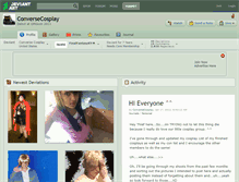 Tablet Screenshot of conversecosplay.deviantart.com