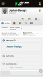 Mobile Screenshot of jester-design.deviantart.com