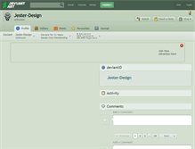 Tablet Screenshot of jester-design.deviantart.com