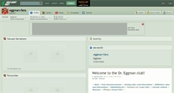 Desktop Screenshot of eggman-fans.deviantart.com
