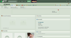 Desktop Screenshot of lovingnude.deviantart.com