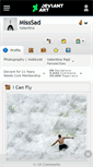Mobile Screenshot of misssad.deviantart.com