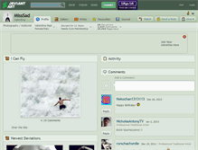 Tablet Screenshot of misssad.deviantart.com