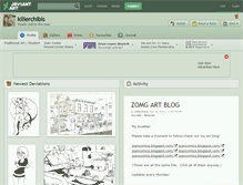 Tablet Screenshot of killerchibis.deviantart.com