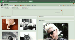 Desktop Screenshot of papur.deviantart.com