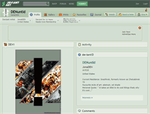Tablet Screenshot of denuntld.deviantart.com