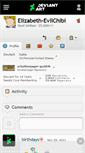 Mobile Screenshot of elizabeth-evilchibi.deviantart.com