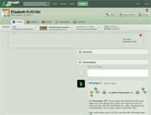 Tablet Screenshot of elizabeth-evilchibi.deviantart.com