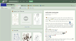 Desktop Screenshot of drawingers.deviantart.com
