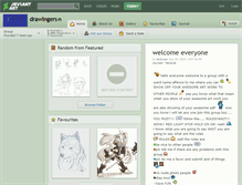 Tablet Screenshot of drawingers.deviantart.com