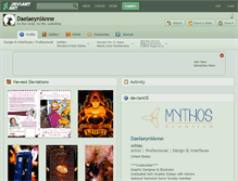 Tablet Screenshot of daelaeynianne.deviantart.com