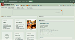Desktop Screenshot of kazoubibeloved.deviantart.com