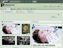 Tablet Screenshot of kasiakonieczka.deviantart.com