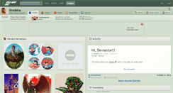 Desktop Screenshot of dredsina.deviantart.com