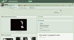 Desktop Screenshot of cactus-.deviantart.com