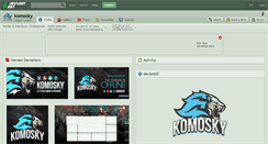 Desktop Screenshot of komosky.deviantart.com