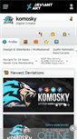 Mobile Screenshot of komosky.deviantart.com