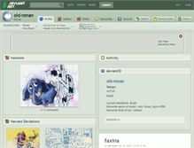 Tablet Screenshot of old-renan.deviantart.com