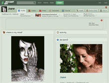 Tablet Screenshot of joane.deviantart.com