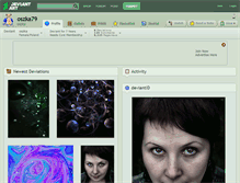 Tablet Screenshot of oszka79.deviantart.com