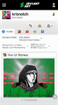 Mobile Screenshot of krisnotch.deviantart.com