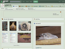 Tablet Screenshot of lariel113.deviantart.com