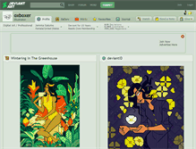 Tablet Screenshot of oxboxer.deviantart.com