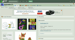Desktop Screenshot of bookreader219.deviantart.com
