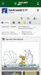 Mobile Screenshot of bookreader219.deviantart.com