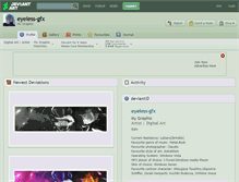Tablet Screenshot of eyeless-gfx.deviantart.com