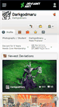 Mobile Screenshot of darkgodmaru.deviantart.com