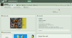 Desktop Screenshot of caldwin.deviantart.com