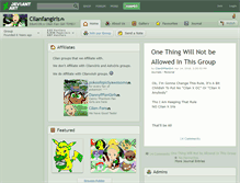 Tablet Screenshot of cilanfangirls.deviantart.com