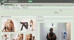 Desktop Screenshot of deathface-999.deviantart.com