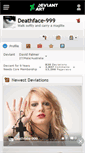 Mobile Screenshot of deathface-999.deviantart.com