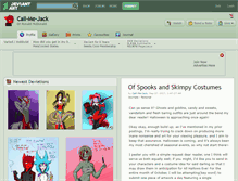 Tablet Screenshot of call-me-jack.deviantart.com