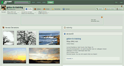 Desktop Screenshot of golow-in-training.deviantart.com