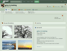 Tablet Screenshot of golow-in-training.deviantart.com